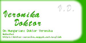 veronika doktor business card